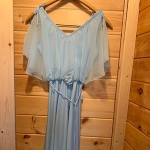 Vintage Blue Summer Dress